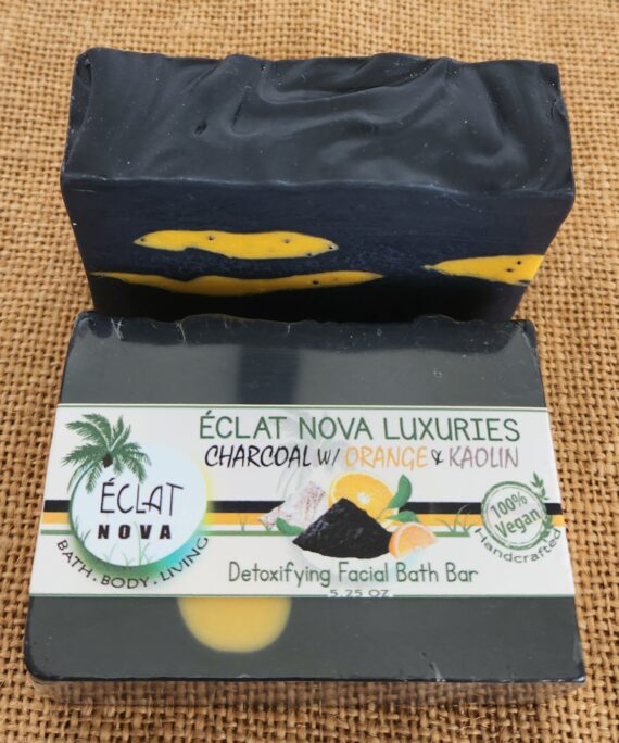 Charcoal w/ Orange & Kaolin