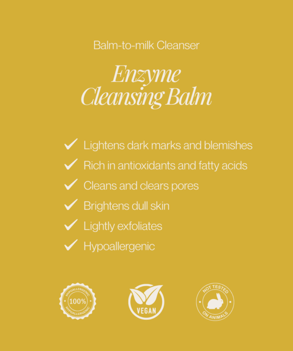 Enzyme Cleansing Balm Features